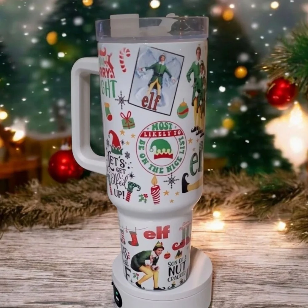 Elf 40oz Traveler Tumbler 💜sale